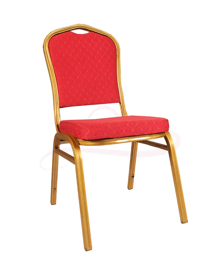 Chaise Officielle - Rouge - H:92cm l:38cm